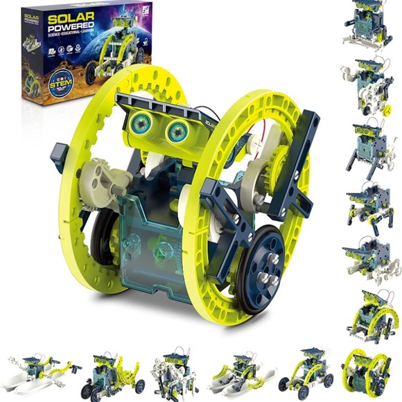 12-in-1 STEM Solar Robot Kit Projects for Kids Ages 8-12, Learning Educational - Picture 1 of 7